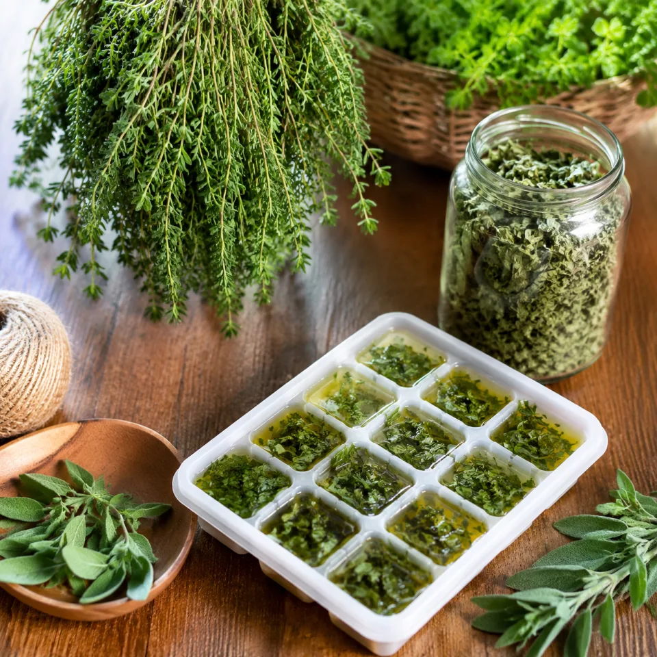 Séchées, congelées, à l'huile : la bonne méthode dépend de l'herbe, pas du bocal