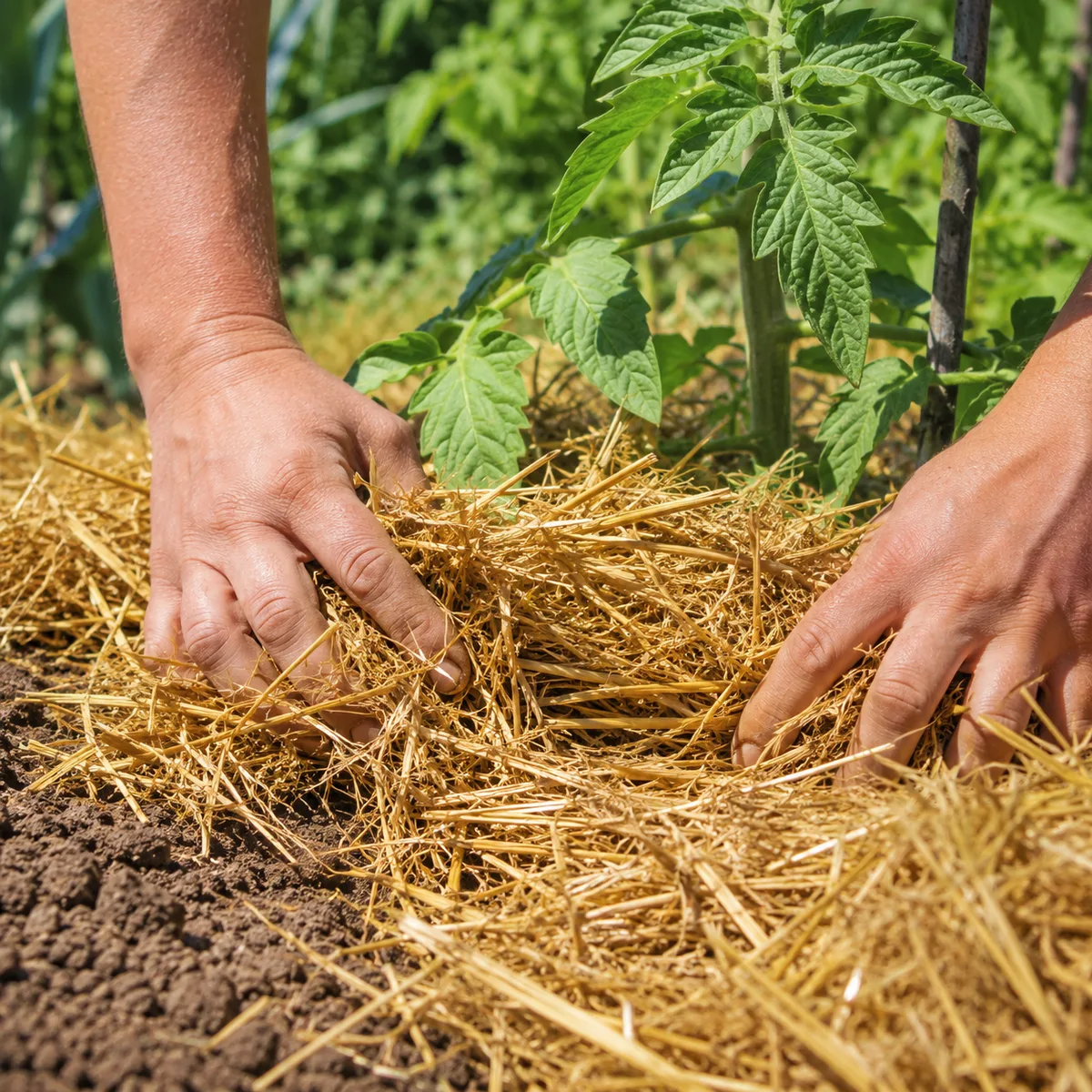 Couvrir la terre est la mesure la plus rentable, avant toute installation d'arrosage