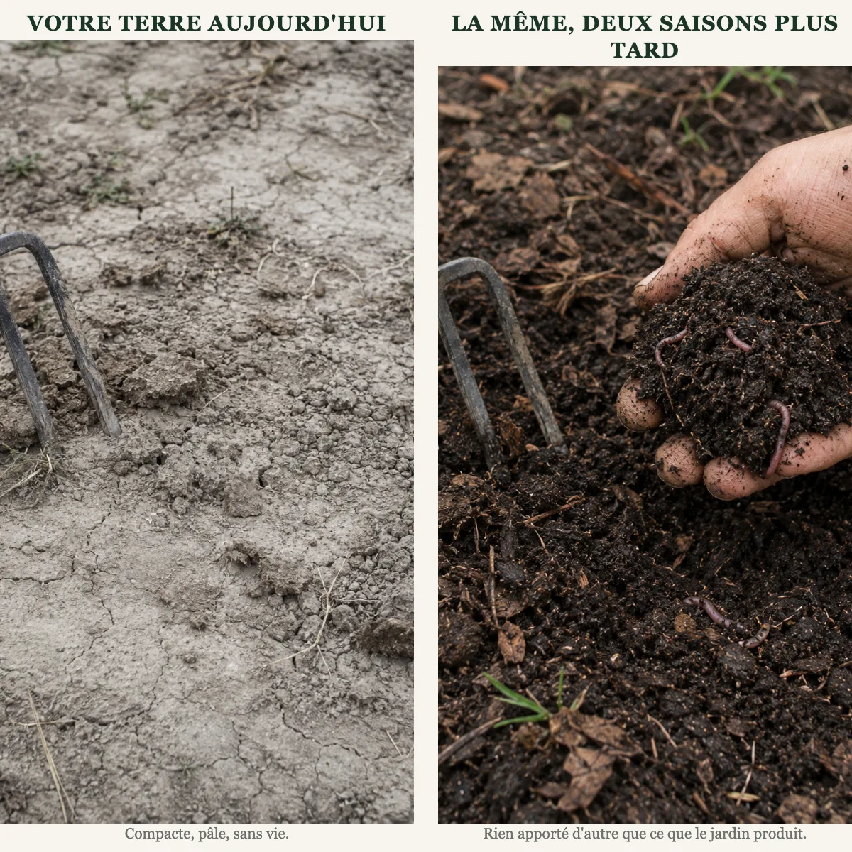Votre terre aujourd'hui et La même, deux saisons plus tard