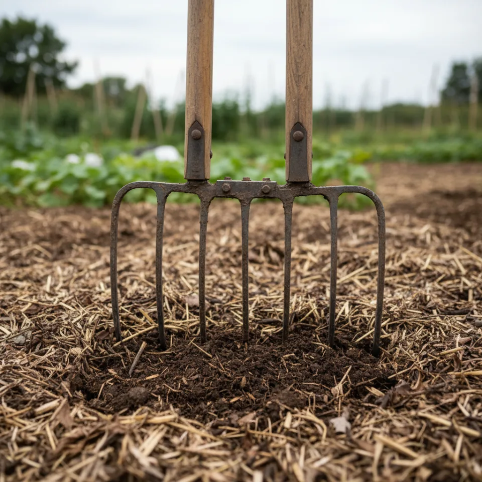 On décompacte sans retourner : les couches de la terre ne se mélangent pas